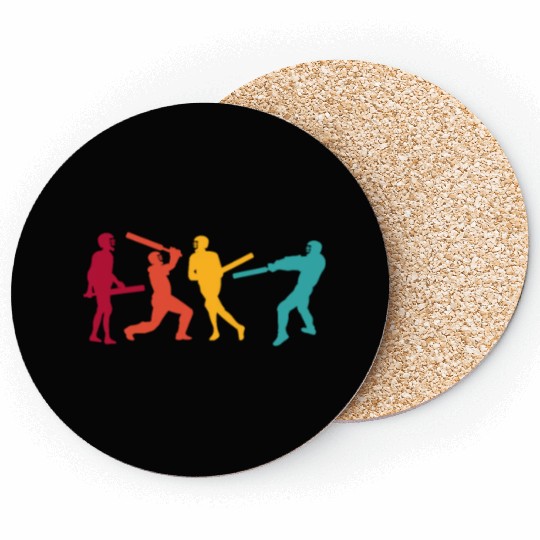 Cricket Retro Vintage Coasters
