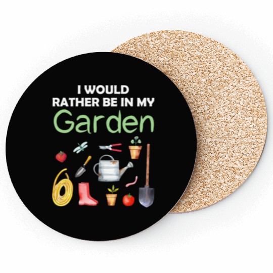 Garden Funny Quote Hobby Gardener Gift Idea Coasters
