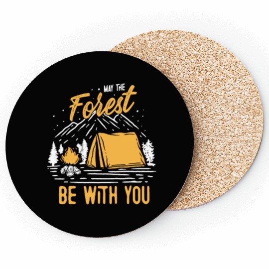 May The Forest Be With You Coasters