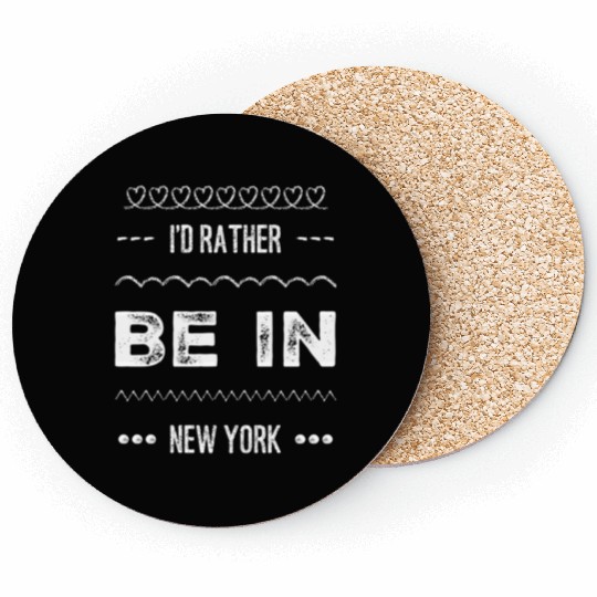 I'd rather be in New York City taxi Broadway Wall Coasters
