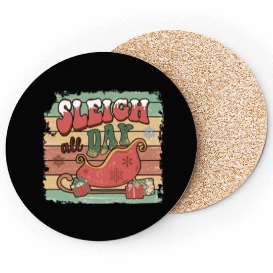 Sleigh all day Coasters