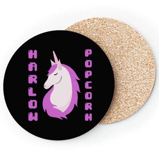 Harlow And Popcorn Merch Popcorn The Pony Coasters