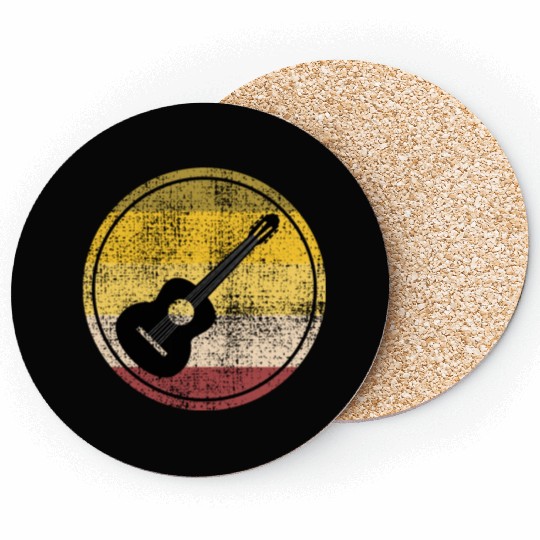 Acoustic Guitar Player Music Musician Guitarist Coasters