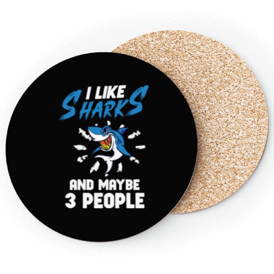 Shark Ocean Predator Sea Creature Coasters