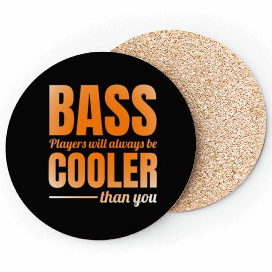 Bass Guitar Player Music Musician Bassist Funny Coasters