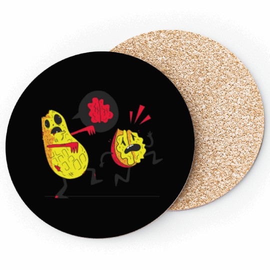 Zombie avocados walking Zombie avocados walking in Coasters