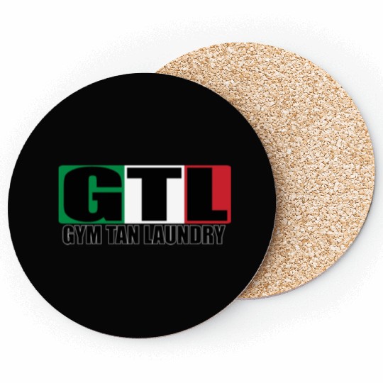 Gym Tan Laundry Coasters