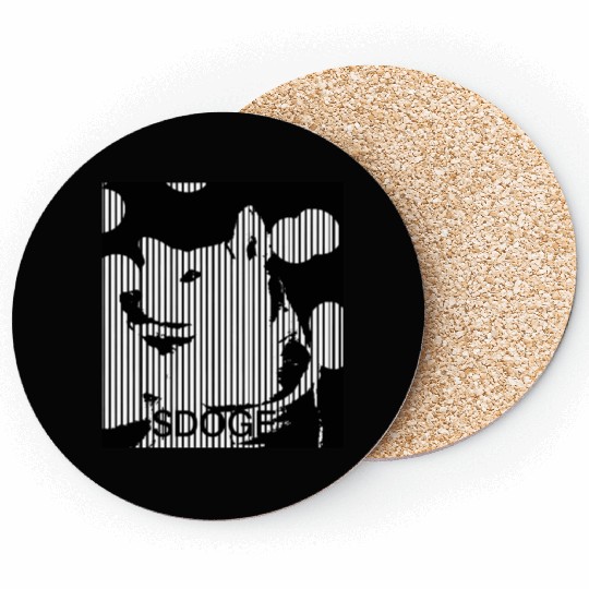 $DOGE Dogecoin Postal Coasters