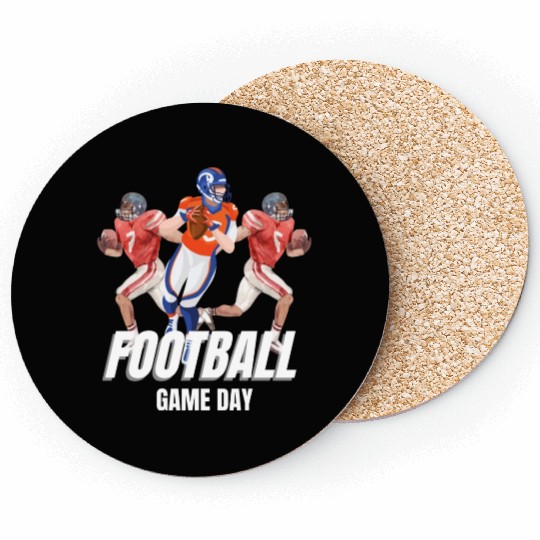 Football Game Day Vibes , Football Season Coasters
