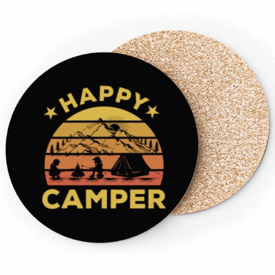 Happy Camper Coasters
