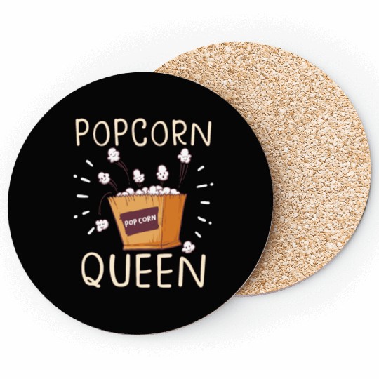 Movie Watching Cinema Popcorn Binge Watching Coasters