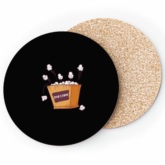 Movie Watching Cinema Popcorn Binge Watching Coasters