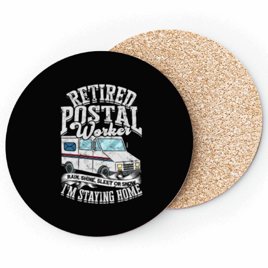 Mail Men Mail Carrier Postal Worker Postman Coasters