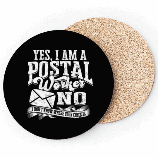 Mail Men Mail Carrier Postal Worker Postman Coasters