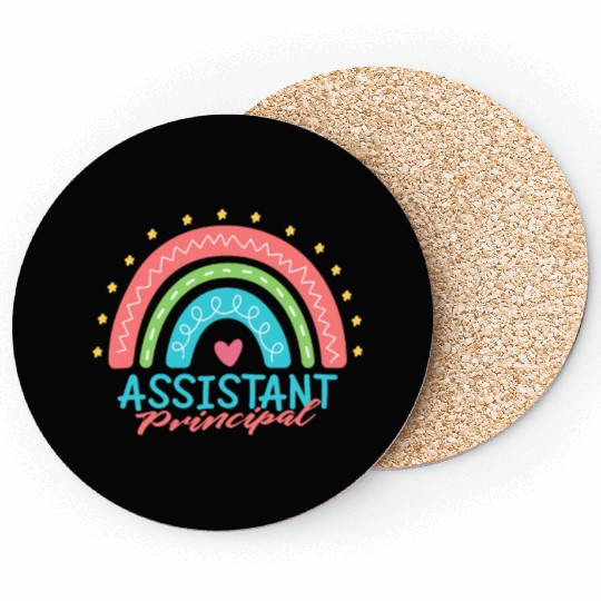 Assistant Principal Back School Teacher Principal Coasters