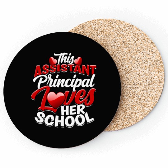 Assistant Principal Back School Teacher Principal Coasters