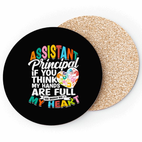 Assistant Principal Back School Teacher Principal Coasters