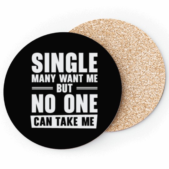Single Relationship Solo Independent Single Quotes Coasters