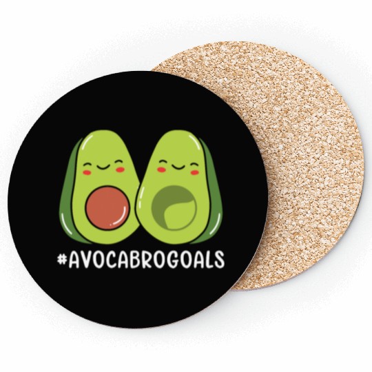 Sibling Big Brother Avocado Goals Hilarious Puns Coasters