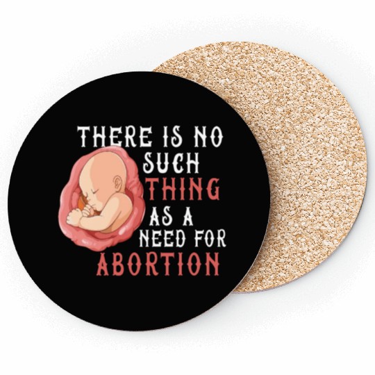 Anti Abortion Pro Life Conservative Gift Idea Coasters