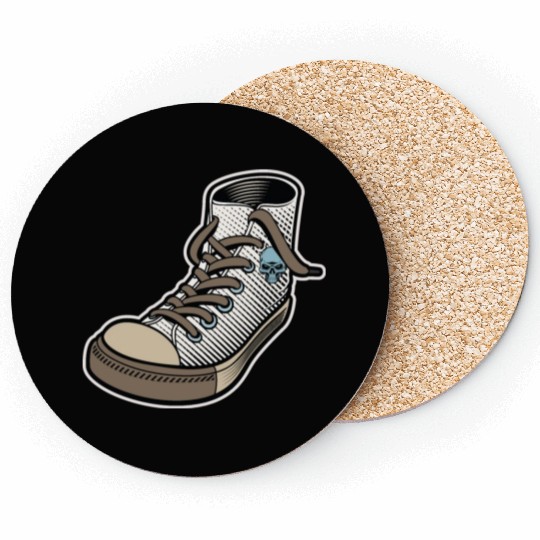 Old school Sneaker Coasters