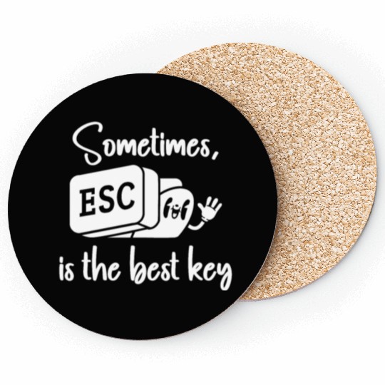 Software Engineer Computer Key Programming Coasters