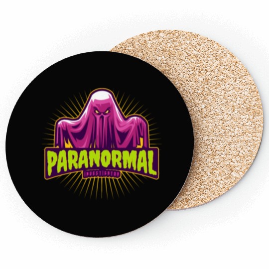Ghost Hunting Paranormal Investigator Coasters