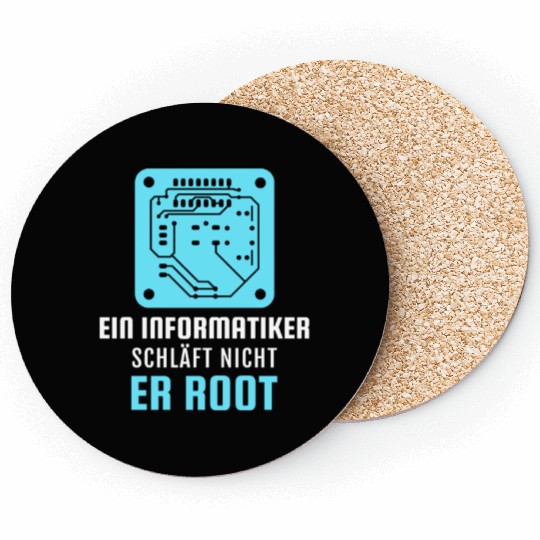 A Computer Scientist Doesn't Sleep He Root Informa Coasters