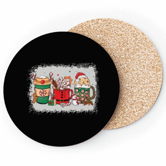 Christmas Hot Chocolate Cup Coasters