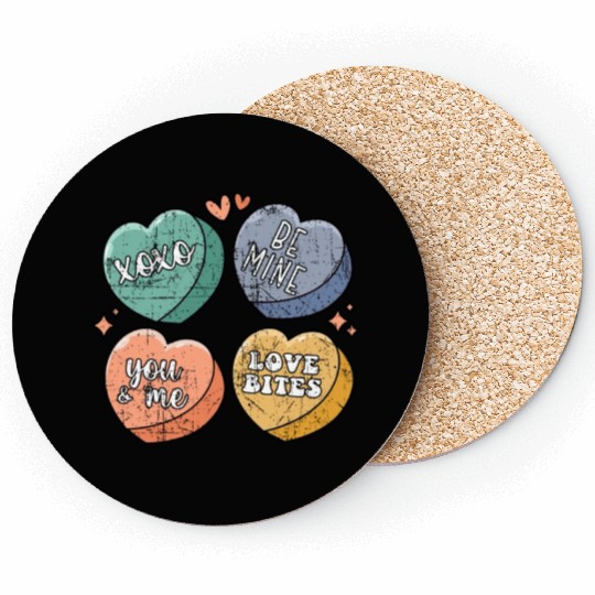Womens Valentines Day Teacher Valentines funny day Coasters