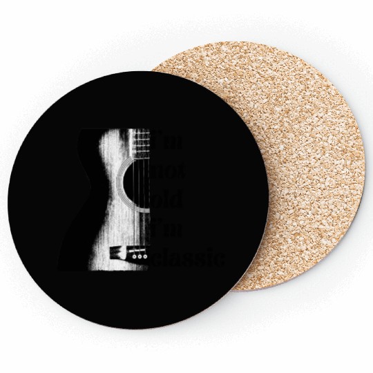 Funny Guitar Design For Men Women Guitarist Guitar Coasters