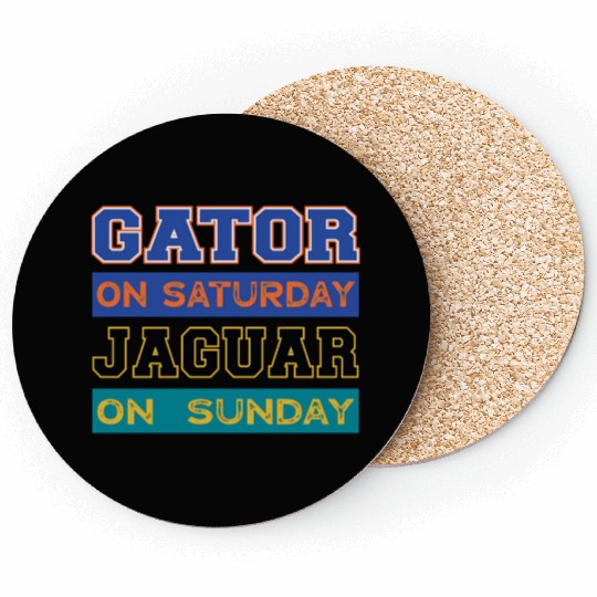 Gator On Saturday Jaguar On Sunday Jacksonville Fo Coasters