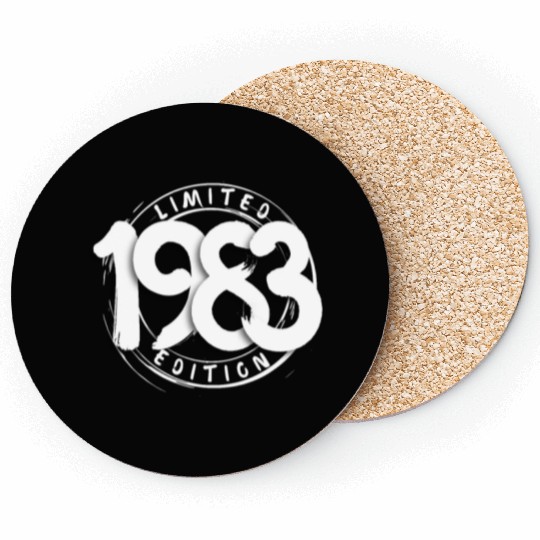 40 Years Vintage 1983 Retro 40th Birthday Coasters