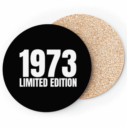 50 Years Vintage 1973 Retro 50th Birthday Coasters