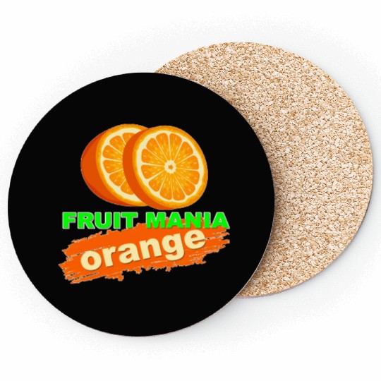FRUIT MANIA ORANGE Coasters