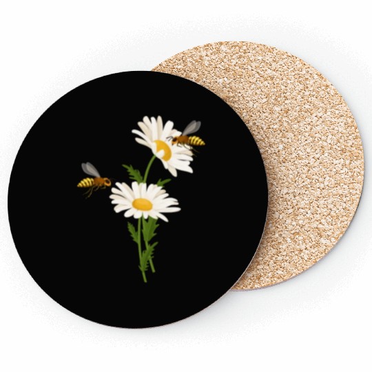 Marguerites Daisy Summer Daisies Flower Garden Coasters