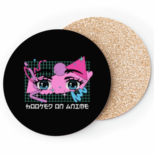 Hooked on Anime Japanese Kawaii Japan Cute Anime L Coasters