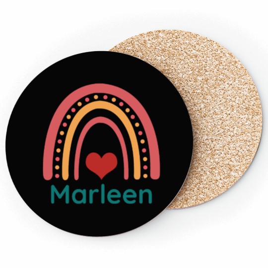 Marleen Vintage Boho Rainbow Coasters