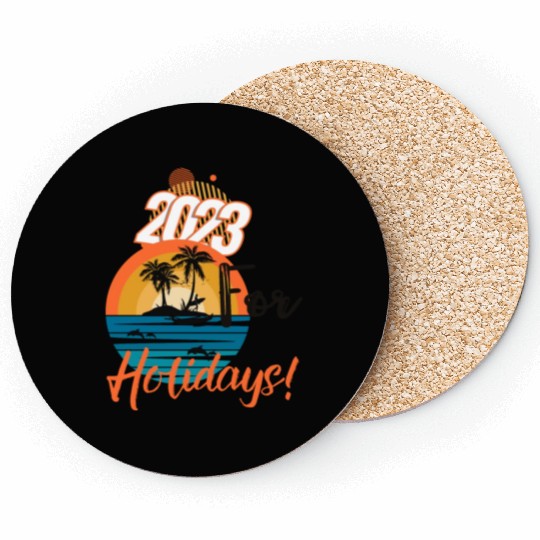 Holidays 2023, US Holidays 2023, New Year 2023 Coasters
