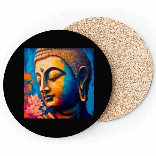 The Flowering Buddha Coasters