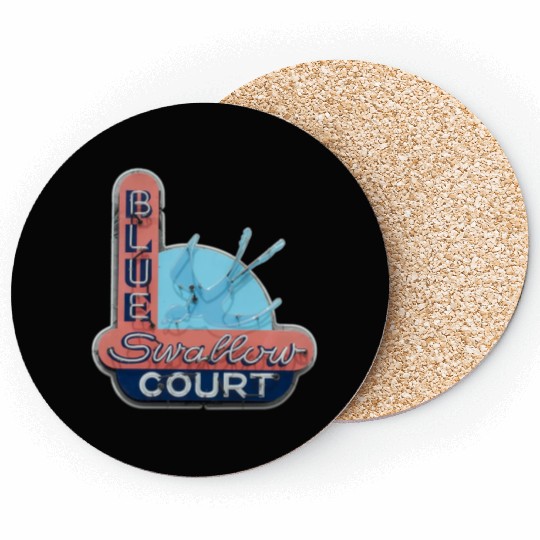 Blue Swallow Court Route 66 Tucumcari Coasters