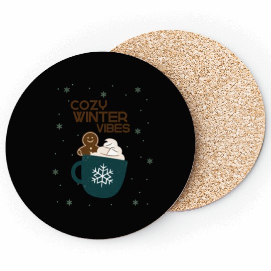 cozy winter vibes Coasters