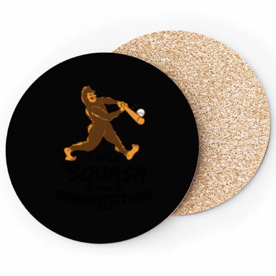Sasquatch baseball Coasters