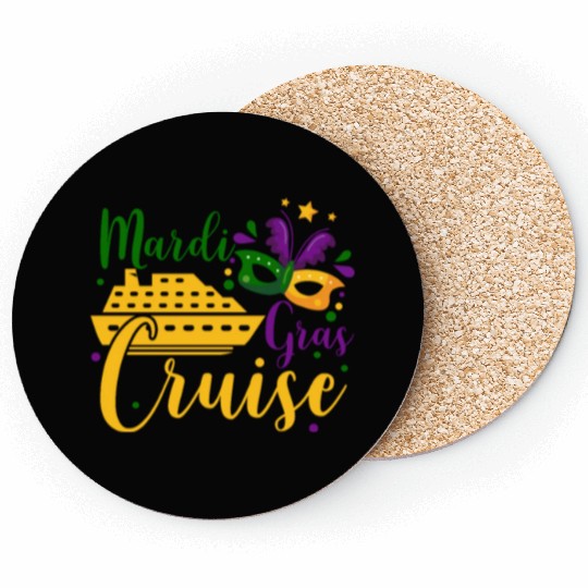Mardi Gras Cruise Coasters