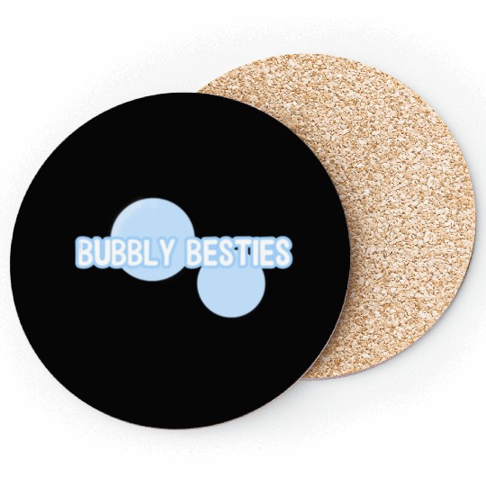 Bubbly Besties Drop Coasters