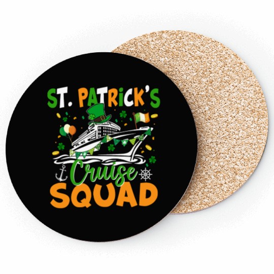 St Patrick s Day Cruise Squad Happy Patricks Day Coasters
