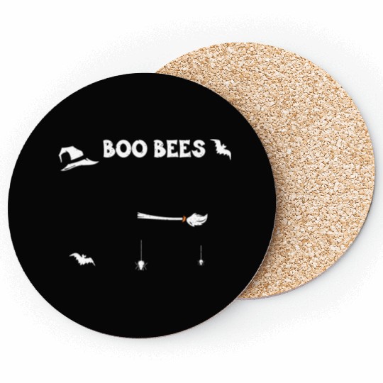 Boo Bees - Halloween Coasters