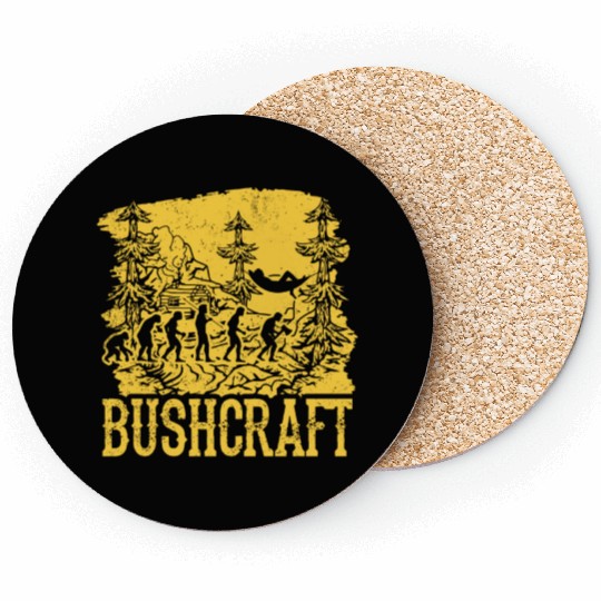 Bushcraft Survival Hammocking Evolution Coasters