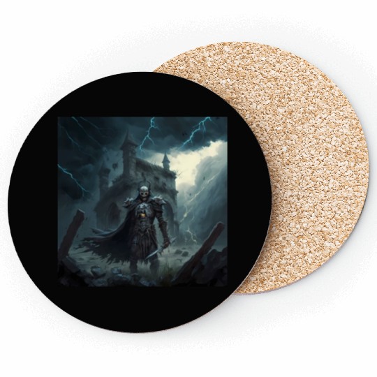 Death Knight in Thunderstorm Coasters