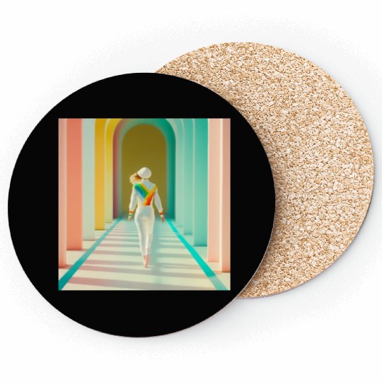 Independent Woman Picture Coasters